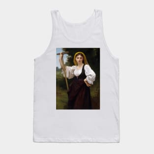 La Faneuse by William-Adolphe Bouguereau Tank Top